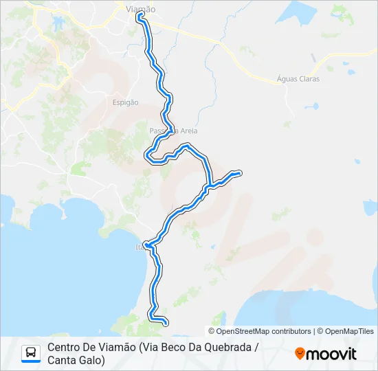 L310 PRAIA DAS POMBAS Bus Line Map
