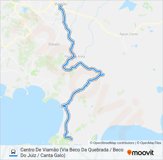 L310 PRAIA DAS POMBAS Bus Line Map