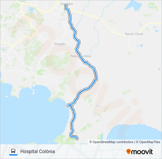 L310 PRAIA DAS POMBAS Bus Line Map