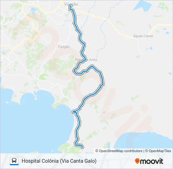 L310 PRAIA DAS POMBAS Bus Line Map