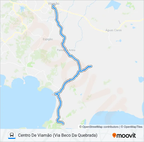 L310 PRAIA DAS POMBAS Bus Line Map