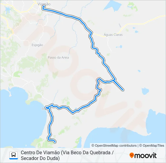 L320 PIMENTA / ITAPUÃ Bus Line Map