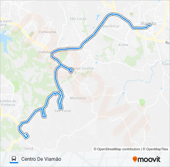 L200 SÃO TOMÉ / VIAMÃO Bus Line Map