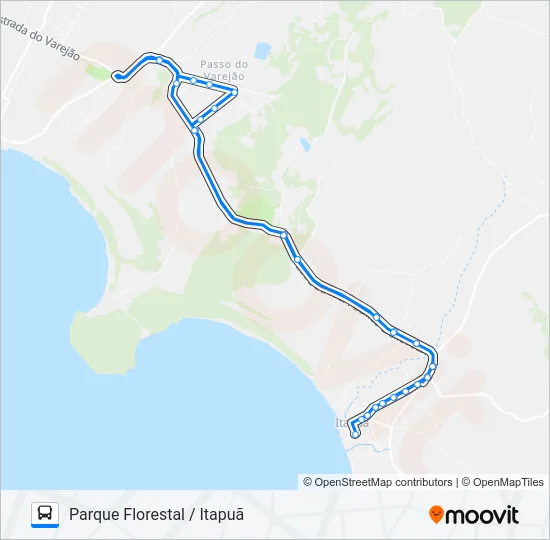 L324C PARQUE FLORESTAL Bus Line Map
