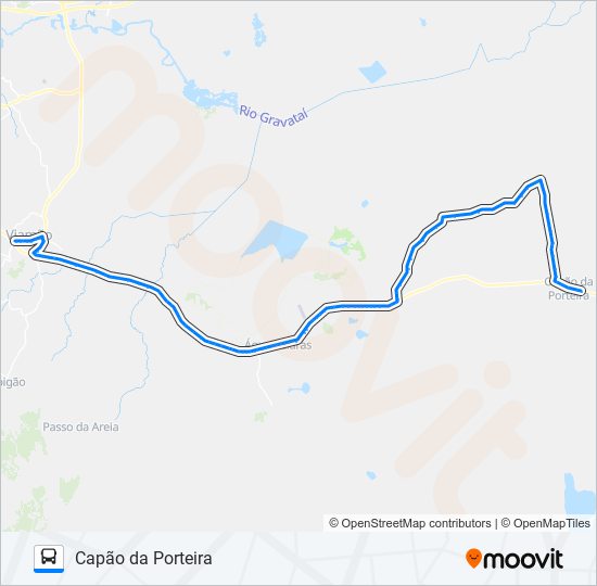 L410 CAPÃO DA PORTEIRA bus Line Map