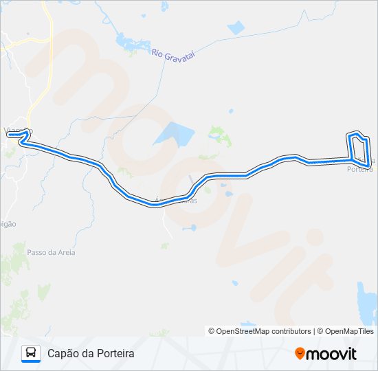 Mapa de L410 CAPÃO DA PORTEIRA de autobús