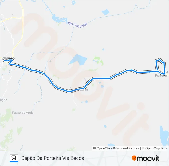 L410 CAPÃO DA PORTEIRA Bus Line Map
