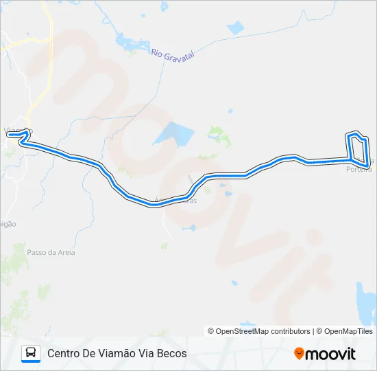 L410 CAPÃO DA PORTEIRA Bus Line Map