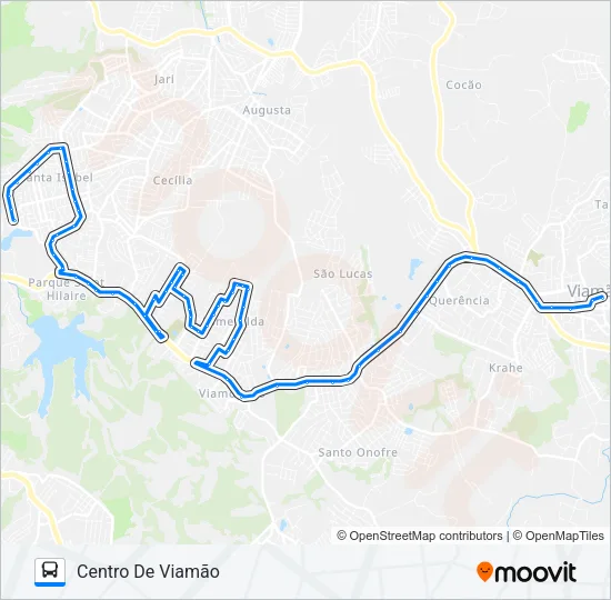 L140 ESMERALDA / GAÚCHA Bus Line Map