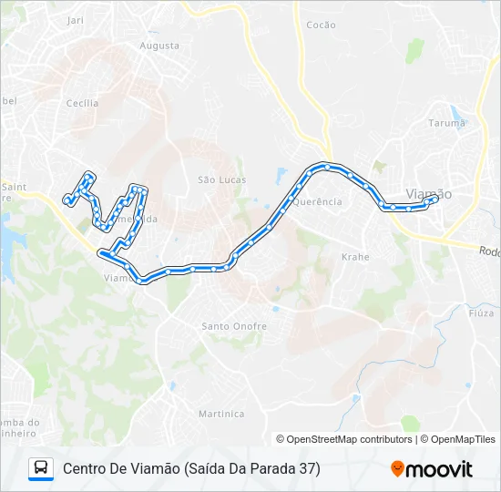 L140 ESMERALDA / GAÚCHA Bus Line Map