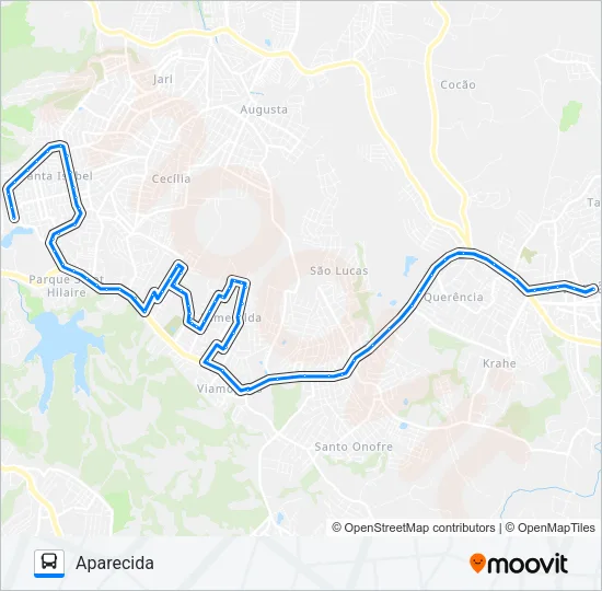 L140 ESMERALDA / GAÚCHA Bus Line Map