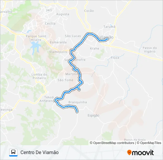 L210 FLORESCENTE / VIAMÃO Bus Line Map