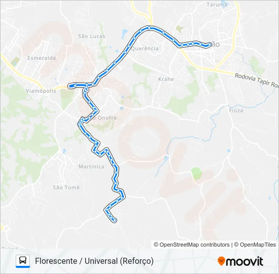 L210 FLORESCENTE / VIAMÃO Bus Line Map