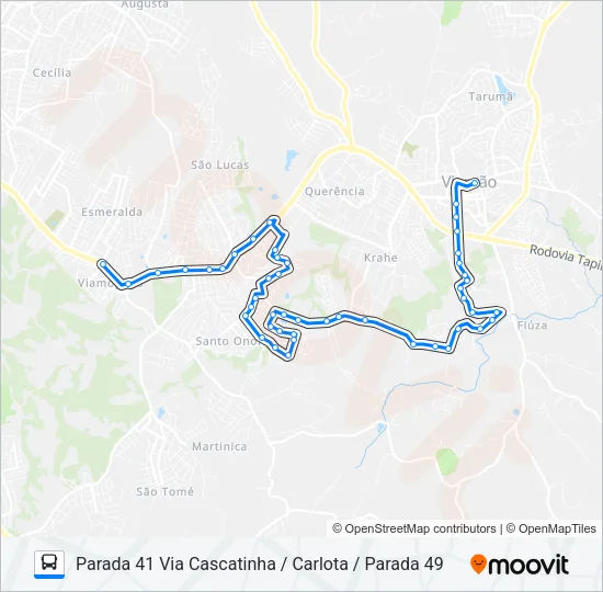 L240 SÍTIO SÃO JOSÉ / JAGUARIBE Bus Line Map