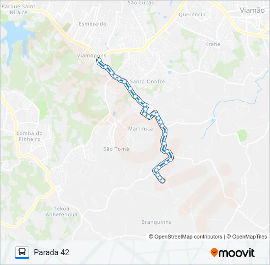 L213A FLORESCENTE / ALIMENTADORA Bus Line Map