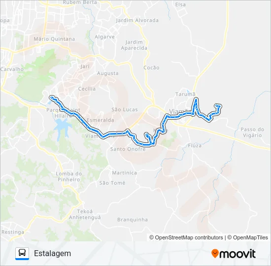 L236 BECO DOS CUNHAS / APARECIDA Bus Line Map