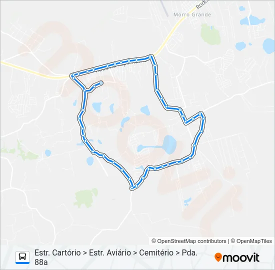 L406 CIRCULAR BRAHMA / CEMITÉRIO Bus Line Map