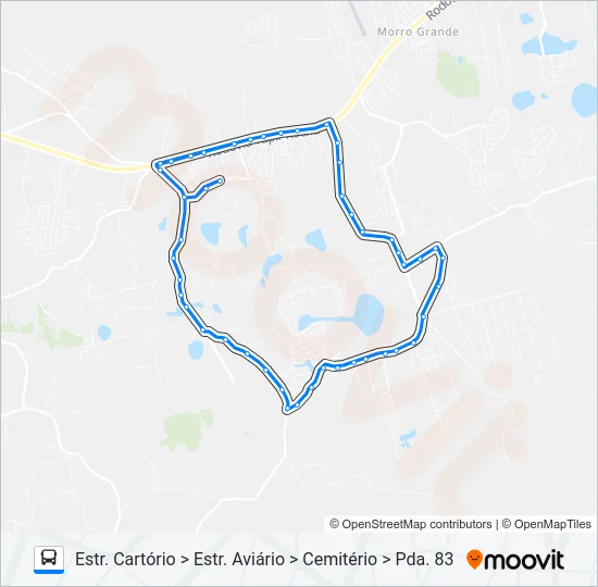 L406 CIRCULAR BRAHMA / CEMITÉRIO Bus Line Map