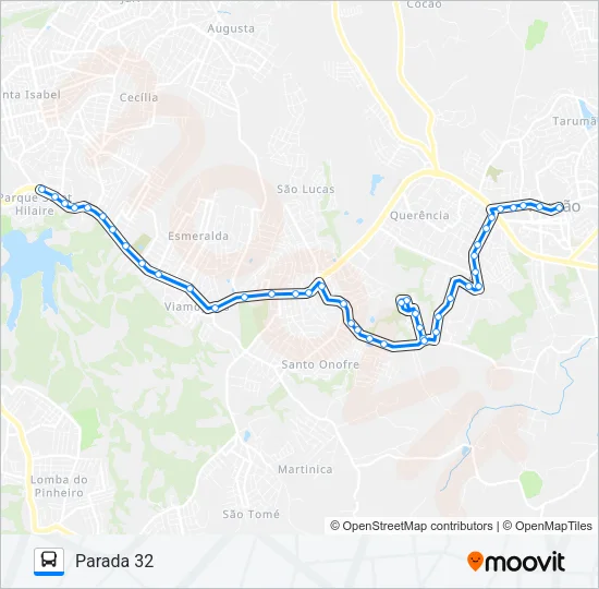 L234 BECO DOS CUNHAS / CENTRO DE VIAMÃO Bus Line Map