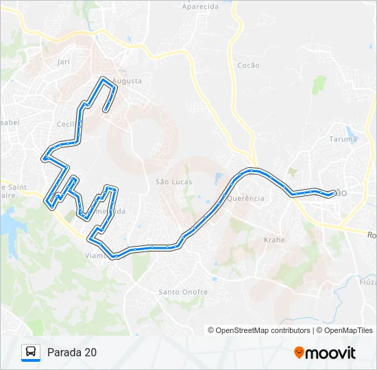 L131 ANTÔNIO BATISTA / ESMERALDA / GAÚCHA Bus Line Map