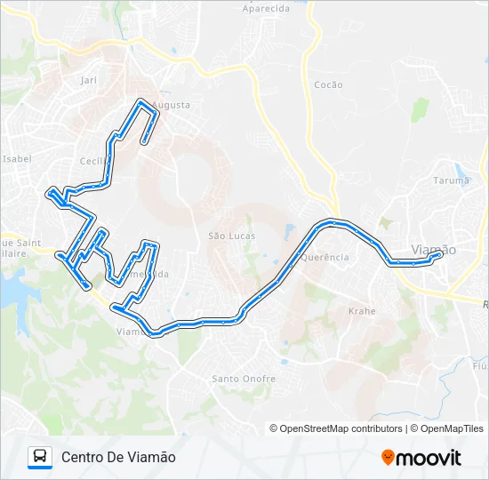 L131 ANTÔNIO BATISTA / ESMERALDA / GAÚCHA Bus Line Map