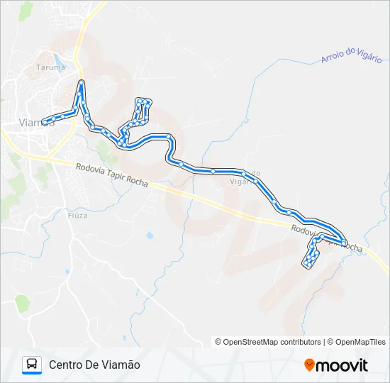 L238C CONDOMÍNIO ELDORADO / CENTRO DE VIAMÃO Bus Line Map