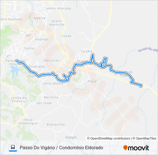 L238A BECO DOS CUNHAS - COND. ELDORADO / PARADA 32 Bus Line Map
