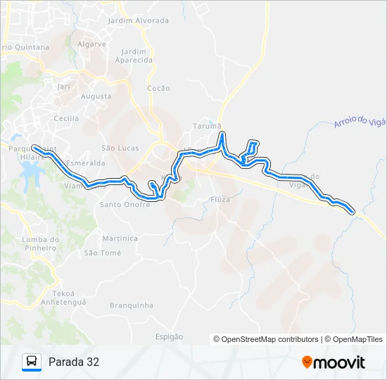 L237 BECO DOS CUNHAS - PASSO DO VIGÁRIO / PARADA 32 Bus Line Map