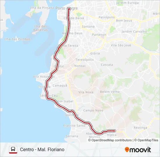 LOTAÇÃO 10.4 IPANEMA Bus Line Map