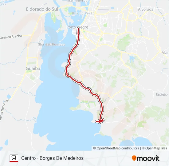 LOTAÇÃO 10.7 BELÉM NOVO Bus Line Map