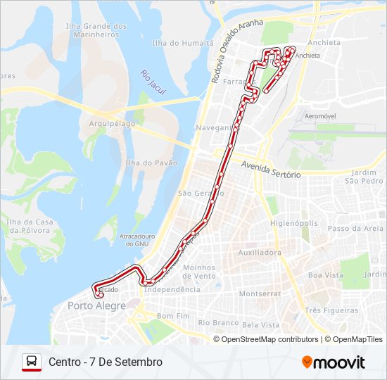 LOTAÇÃO 60.4 PARQUE HUMAITÁ bus Line Map