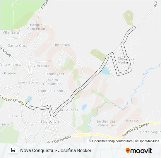 COL COLEGIAL Bus Line Map