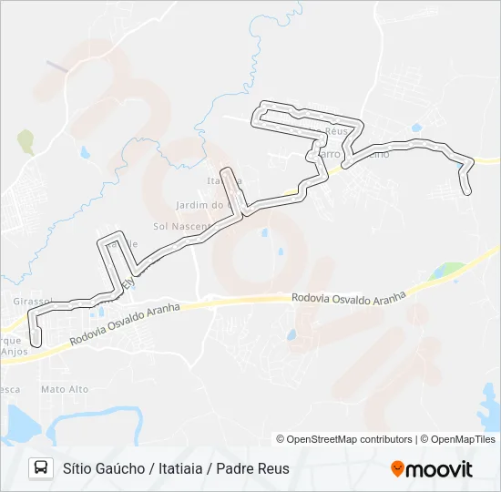 COL COLEGIAL Bus Line Map