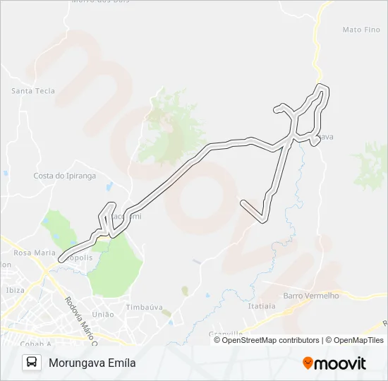 COL COLEGIAL Bus Line Map