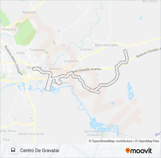 26027 CAVALHADA Bus Line Map