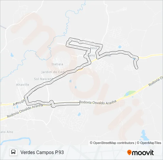 MA4 CAÇA E PESCA Bus Line Map