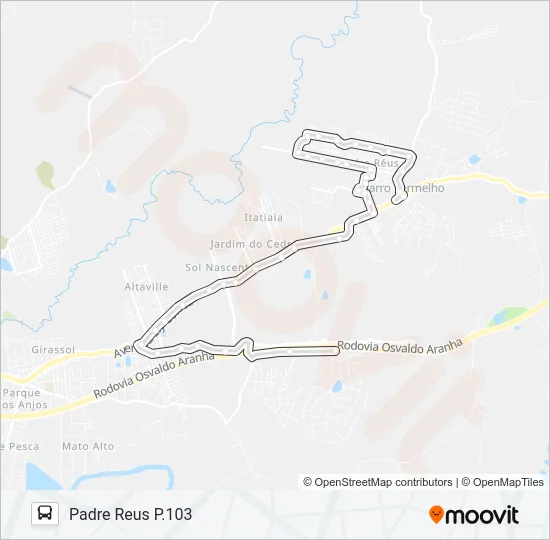 MA4 CAÇA E PESCA Bus Line Map