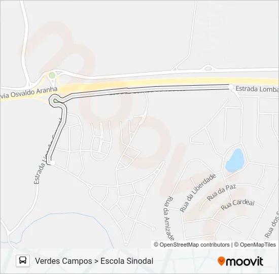 MA4 CAÇA E PESCA Bus Line Map