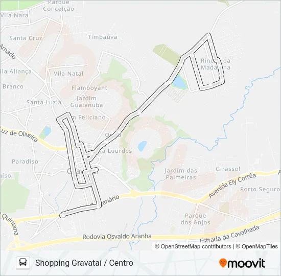 NC1 NOVA CONQUISTA Bus Line Map