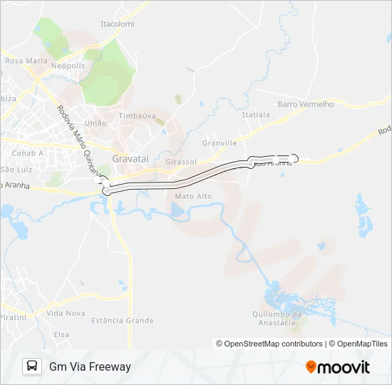 S5 CIRCULAR CENTRO Bus Line Map