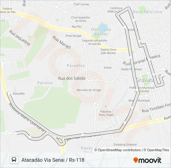 S5 CIRCULAR CENTRO Bus Line Map