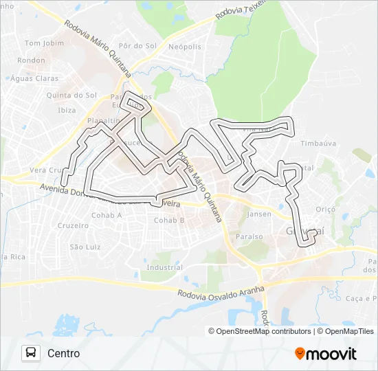 N4 NATAL / BONSUCESSO Bus Line Map