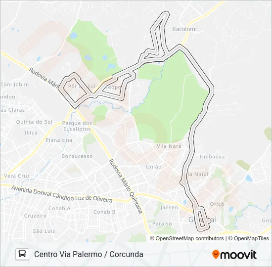 N5 NEÓPOLIS / ROSA MARIA Bus Line Map