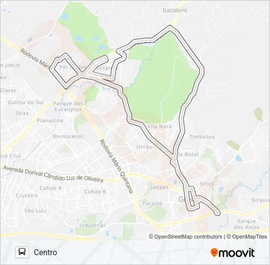 N5 NEÓPOLIS / ROSA MARIA Bus Line Map
