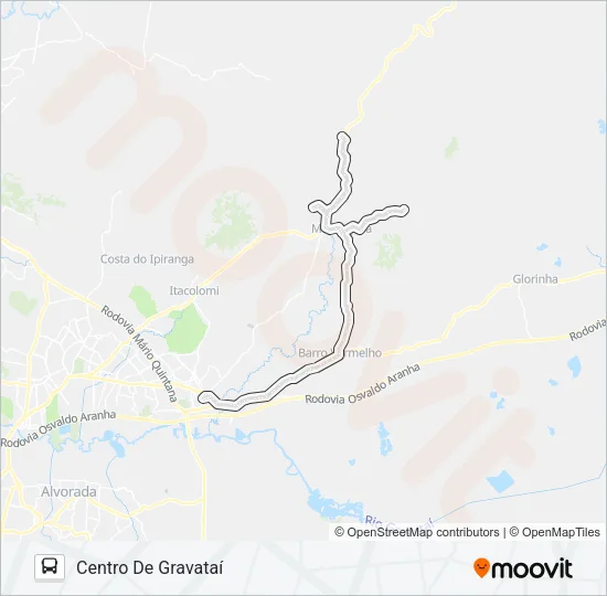 MG3 MORUNGAVA / PARADA 103 Bus Line Map