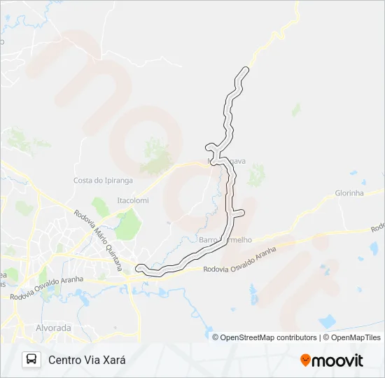 MG3 MORUNGAVA / PARADA 103 Bus Line Map