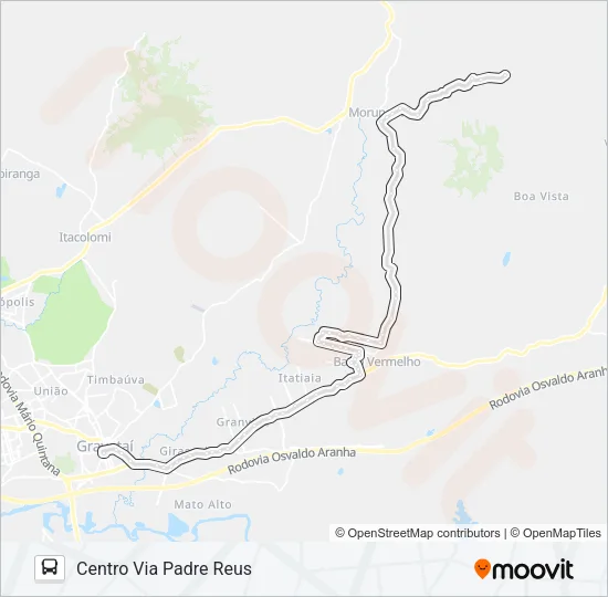 MG3 MORUNGAVA / PARADA 103 Bus Line Map