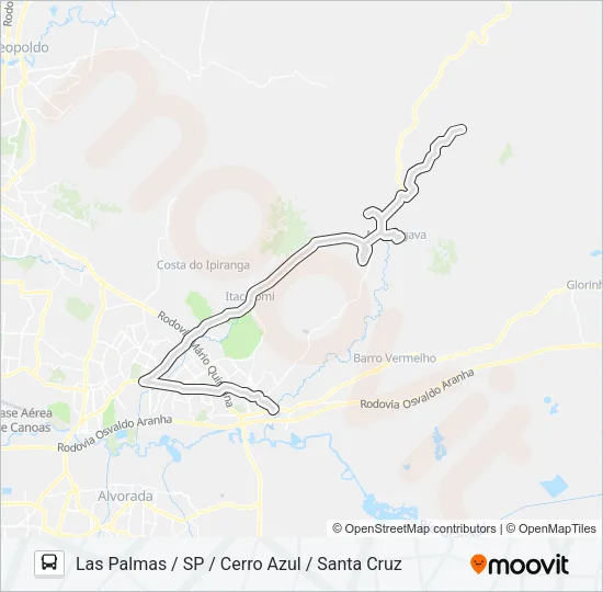 27100 MORUNGAVA / PARADA 61 Bus Line Map