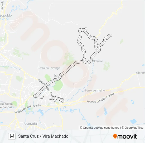 27100 MORUNGAVA / PARADA 61 Bus Line Map