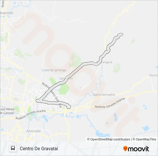27100 MORUNGAVA / PARADA 61 Bus Line Map